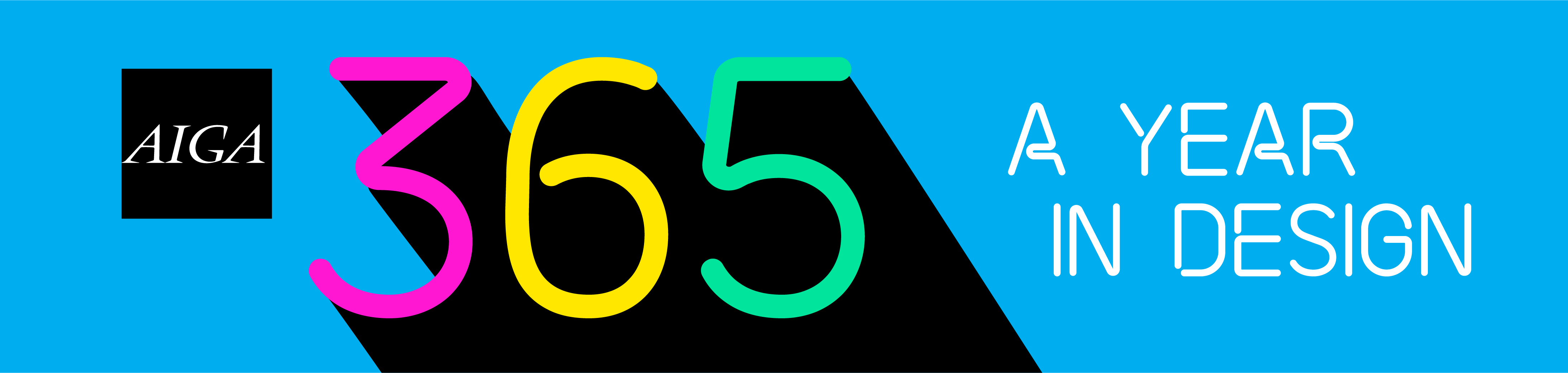 AIGA 365 Logo AIGA 365 Logo with text "365 A Year in Design"